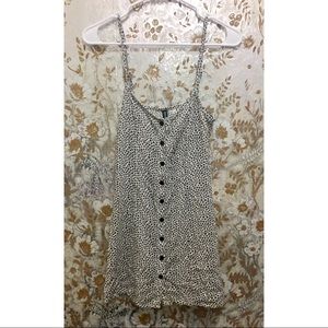 Button-Up Floral Dress